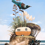 Barry Ross Smith Freedom Camper Matted Print