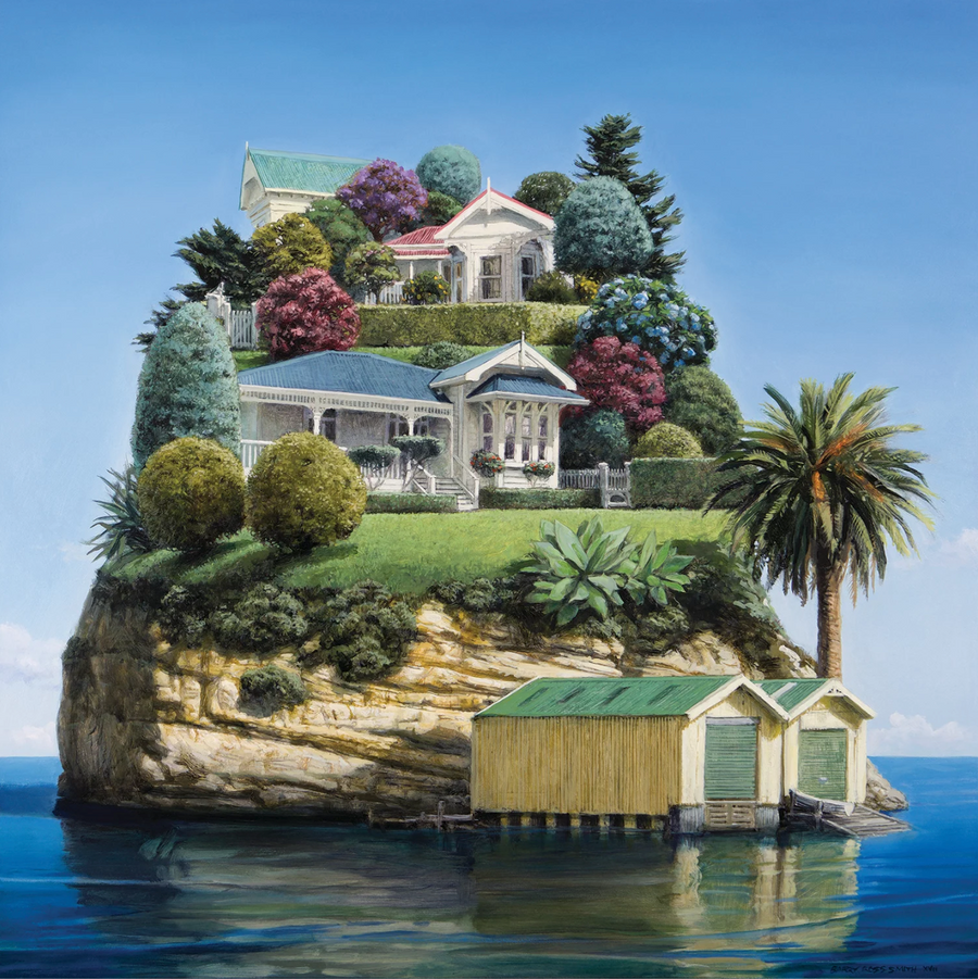 Barry Ross Smith Waterfront Villas Matted Print