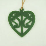 SoNZ Kowhaiwhai Wall Hanging in Pounamu Green